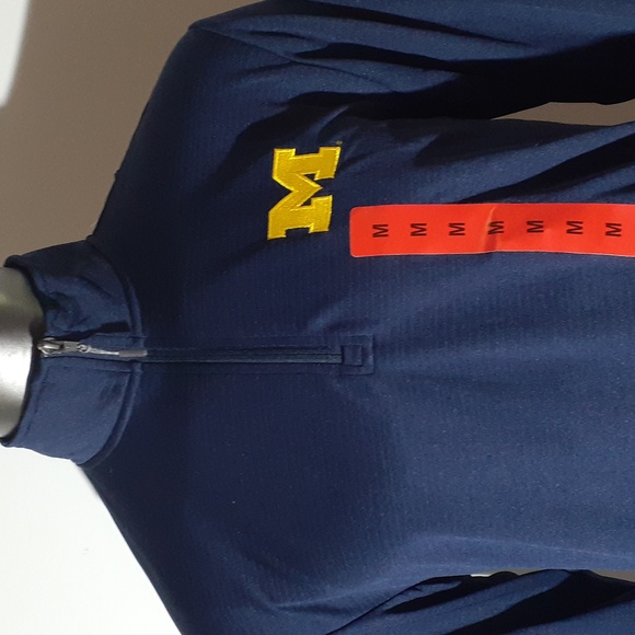 NWT Champion Michigan Wolverines Long Sleeve 1/4 Zip Pullover - Picture 2 of 11